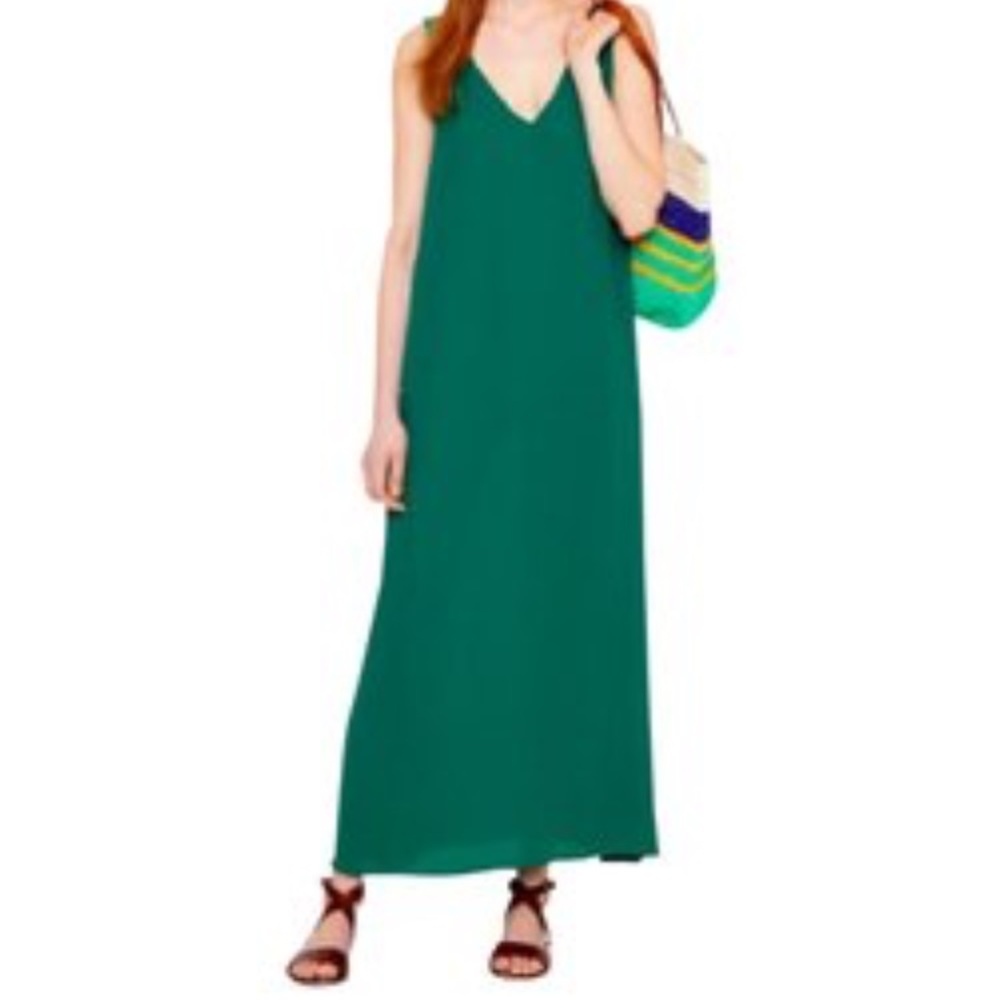J crew crepe maxi dress
